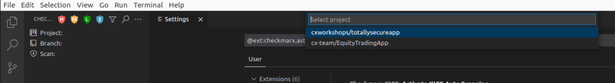 Select Project