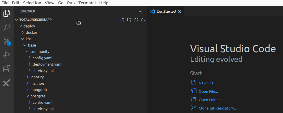 VS Code Explorer